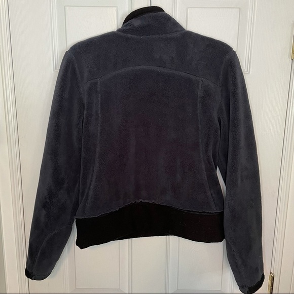 Groggy Zip Up Grey Blue Fleece Cozy Jacket Sweater Small - Picture 5 of 6